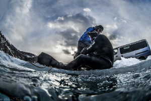 coming back to the surface (lake Baïkal) by Mathieu Foulquié 